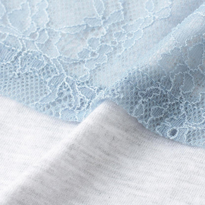 【Trois Lapins】蕾絲T恤疊穿套裝