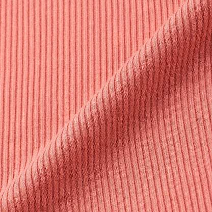 【Trois Lapins】領口蕾絲羅紋長袖T恤