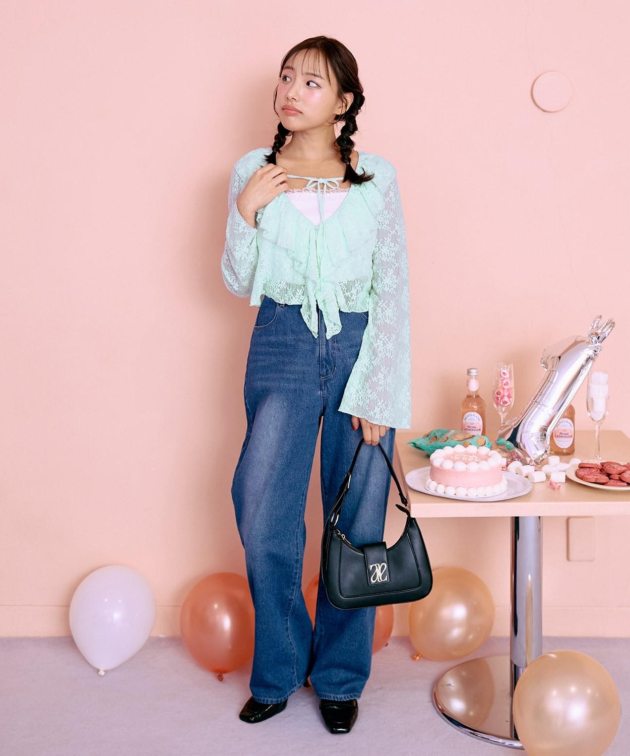 logo圖案單肩包【韓國時尚】