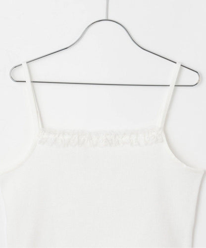 荷葉邊短款開衫吊帶套裝【韓國時尚】