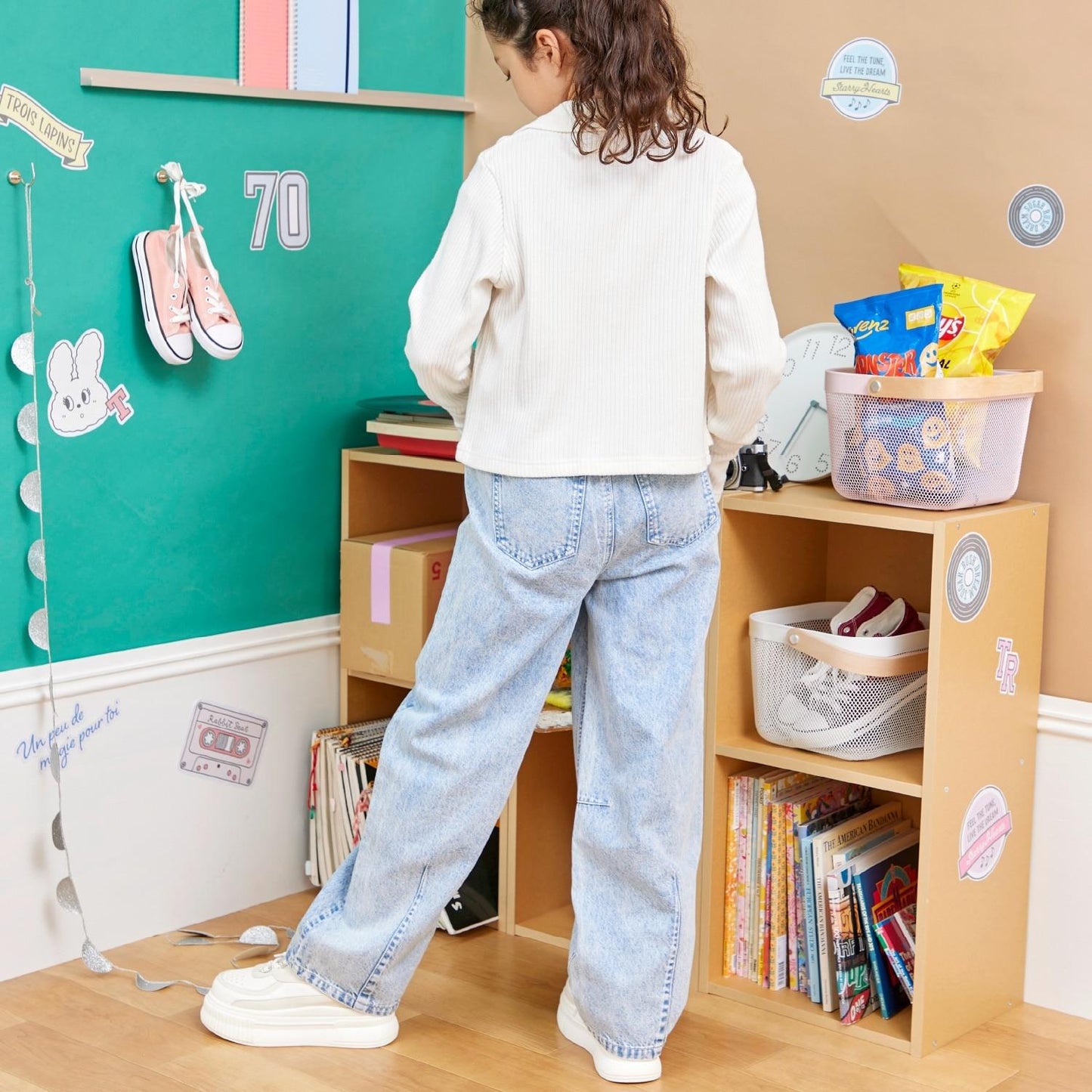 【Trois Lapins】雙拉鍊羅紋開衫