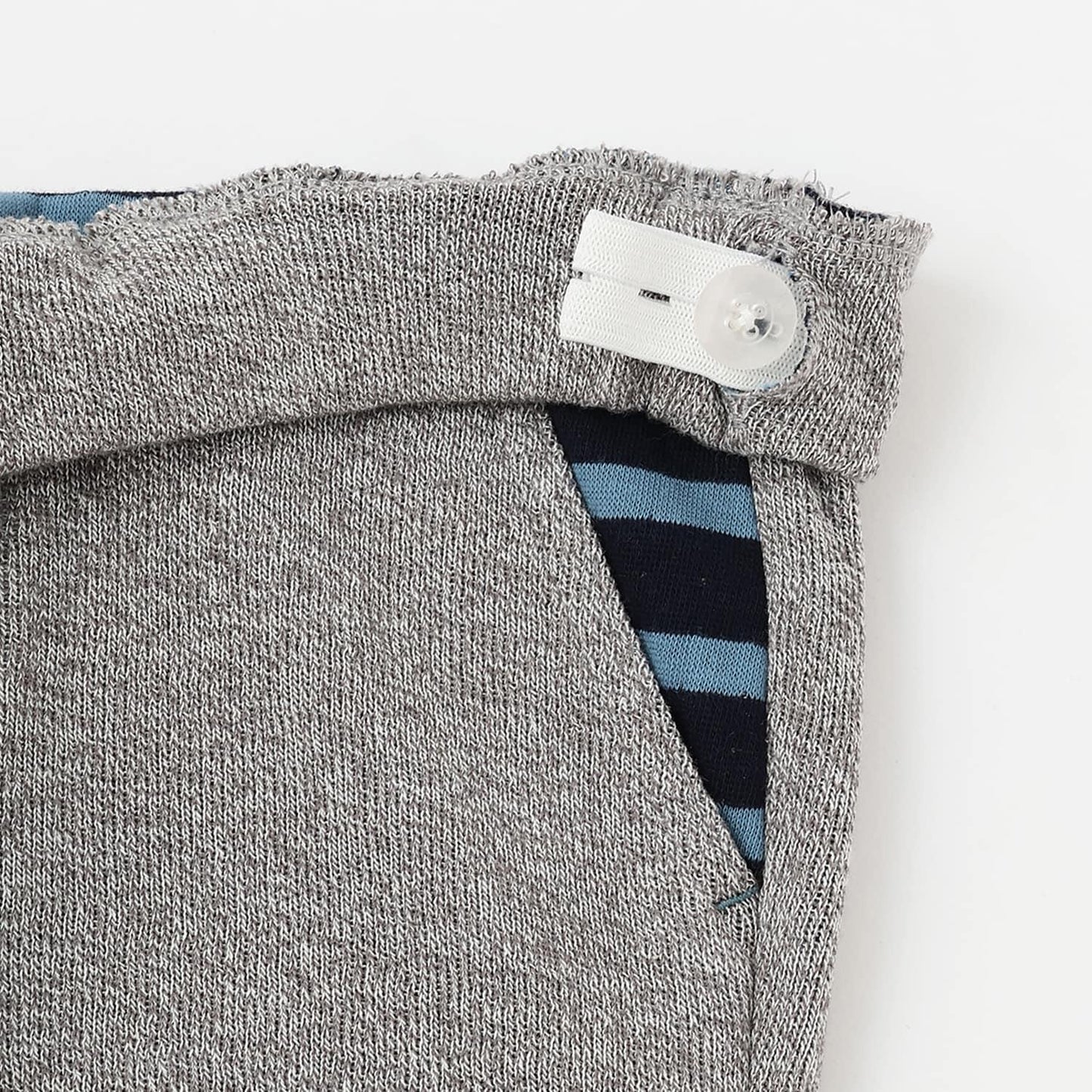 恐龍圖案加厚長款直筒褲