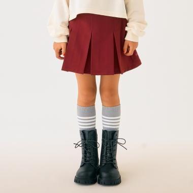 帶內襯褶皺半身裙