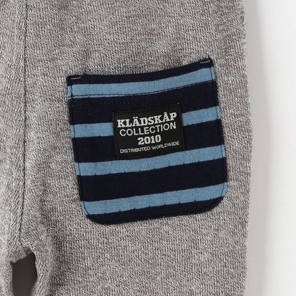 恐龍圖案加厚長款直筒褲