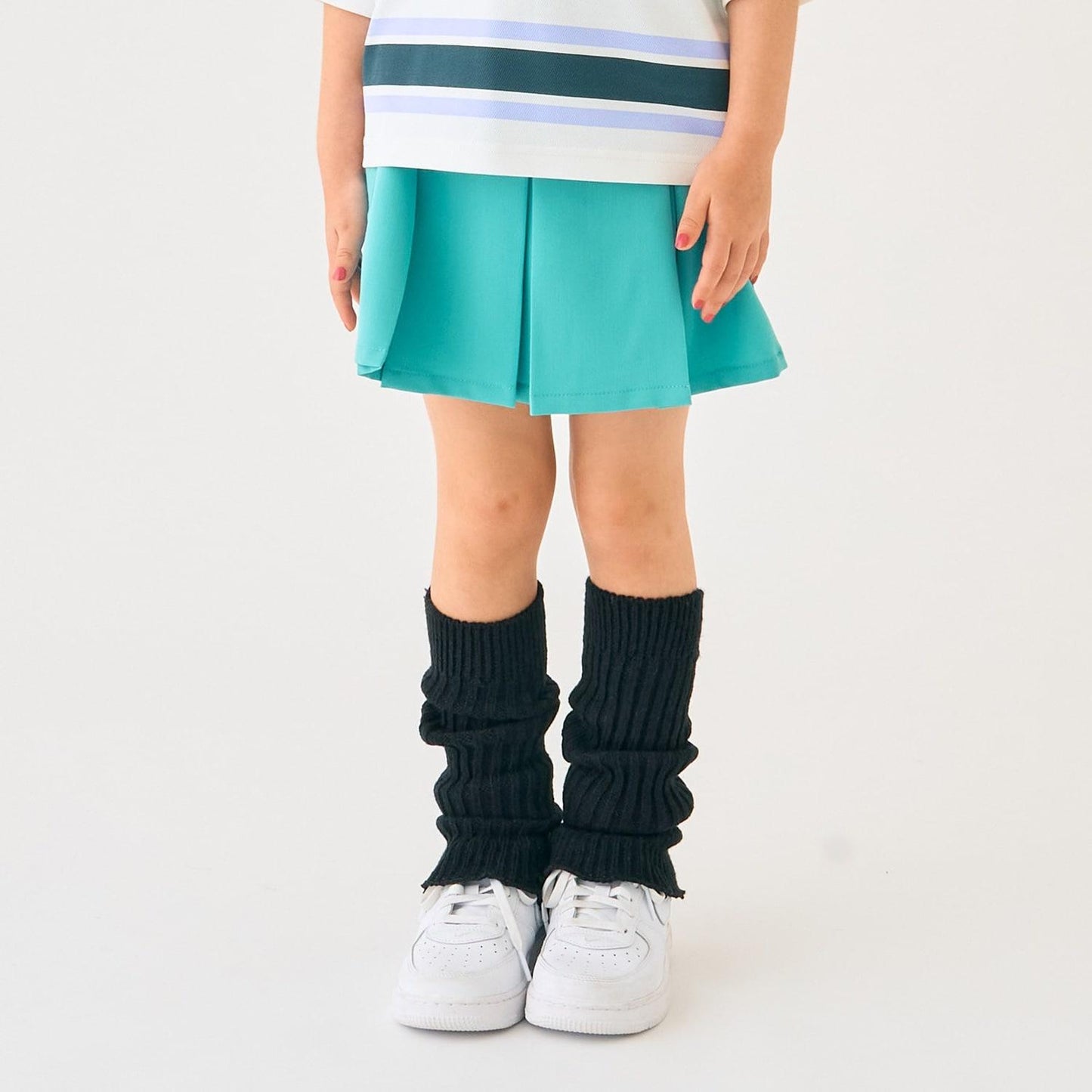 帶內襯褶皺半身裙