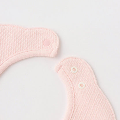 玫瑰刺繡花邊圍兜