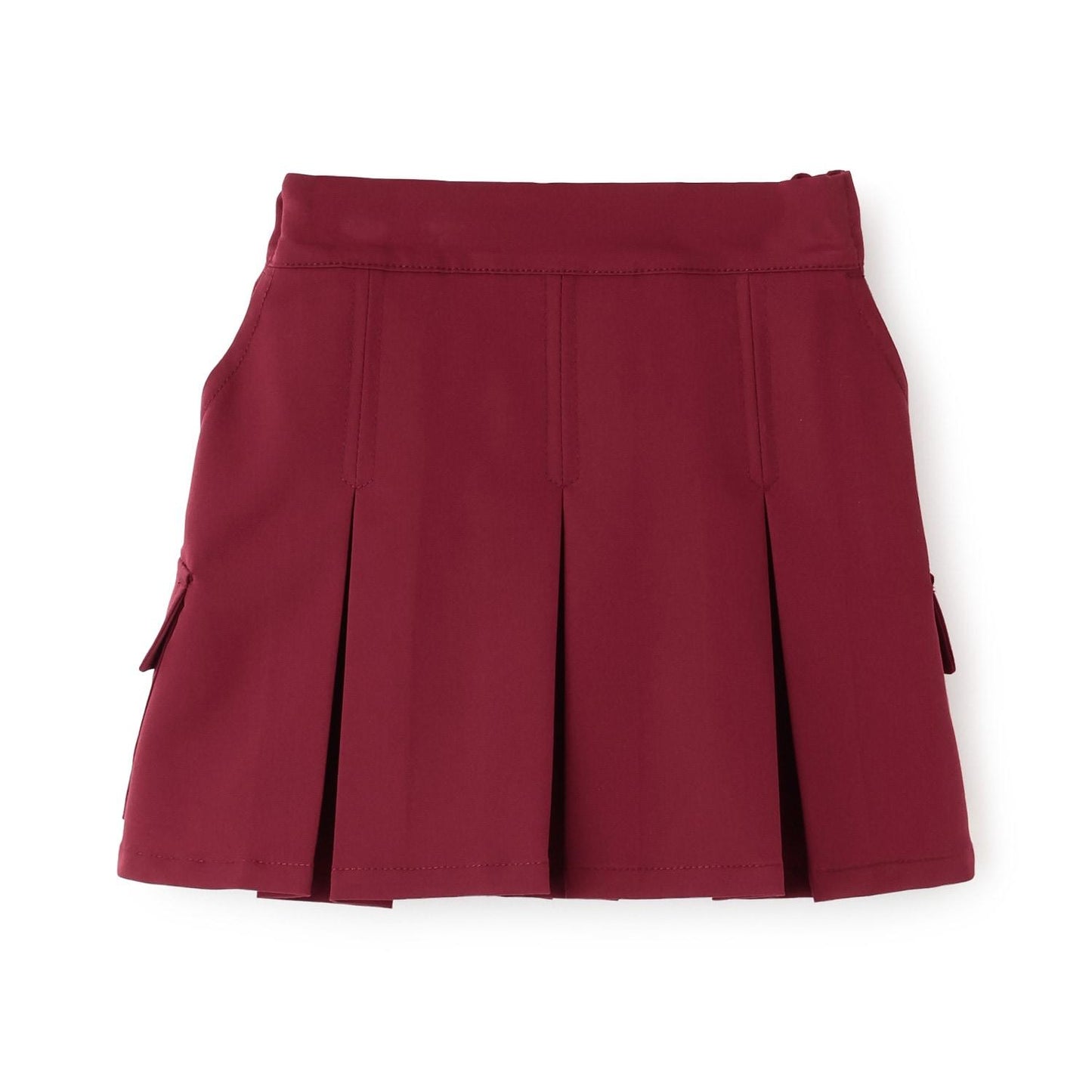 帶內襯褶皺半身裙