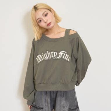 【LTXC】單肩長袖T恤