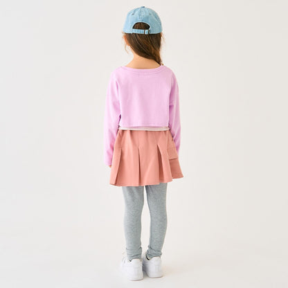 帶內襯褶皺半身裙