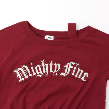 【LTXC】單肩長袖T恤