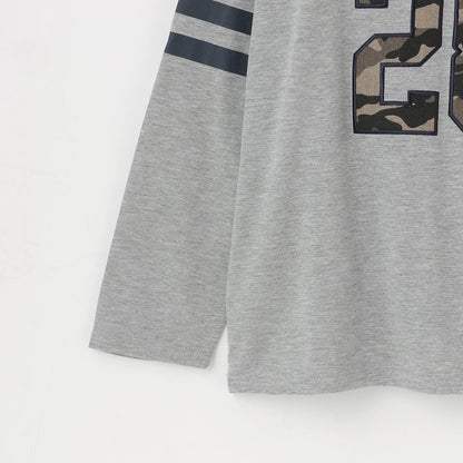 【LTXC/速幹】數字印花寬鬆T恤