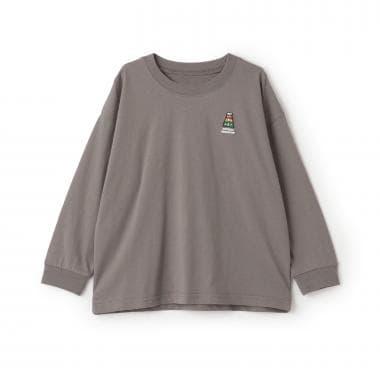【純棉100%】【365D.】主題刺繡長袖T恤