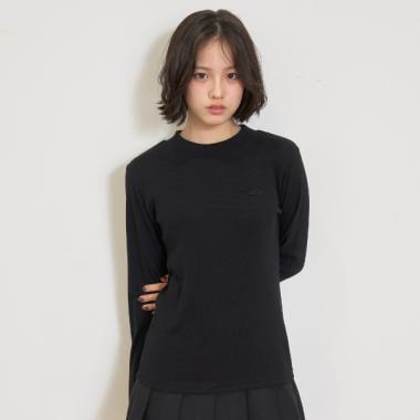 【吸溼發熱】羅紋長袖T恤
