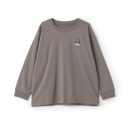 【純棉100%】【365D.】主題刺繡長袖T恤