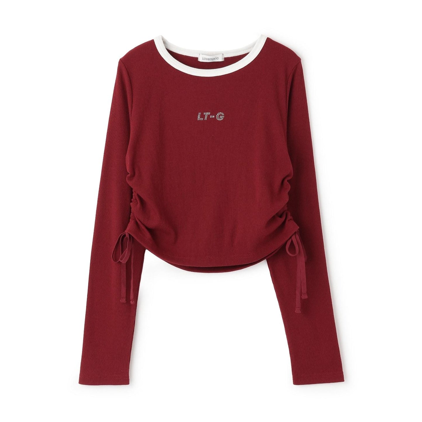 羅紋抽繩長袖T恤