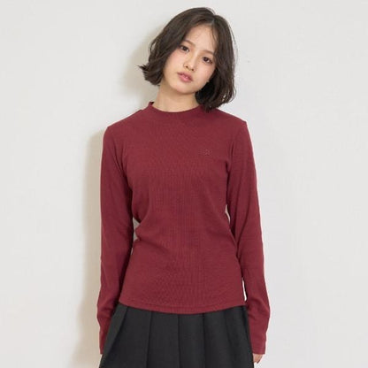 【吸溼發熱】羅紋長袖T恤