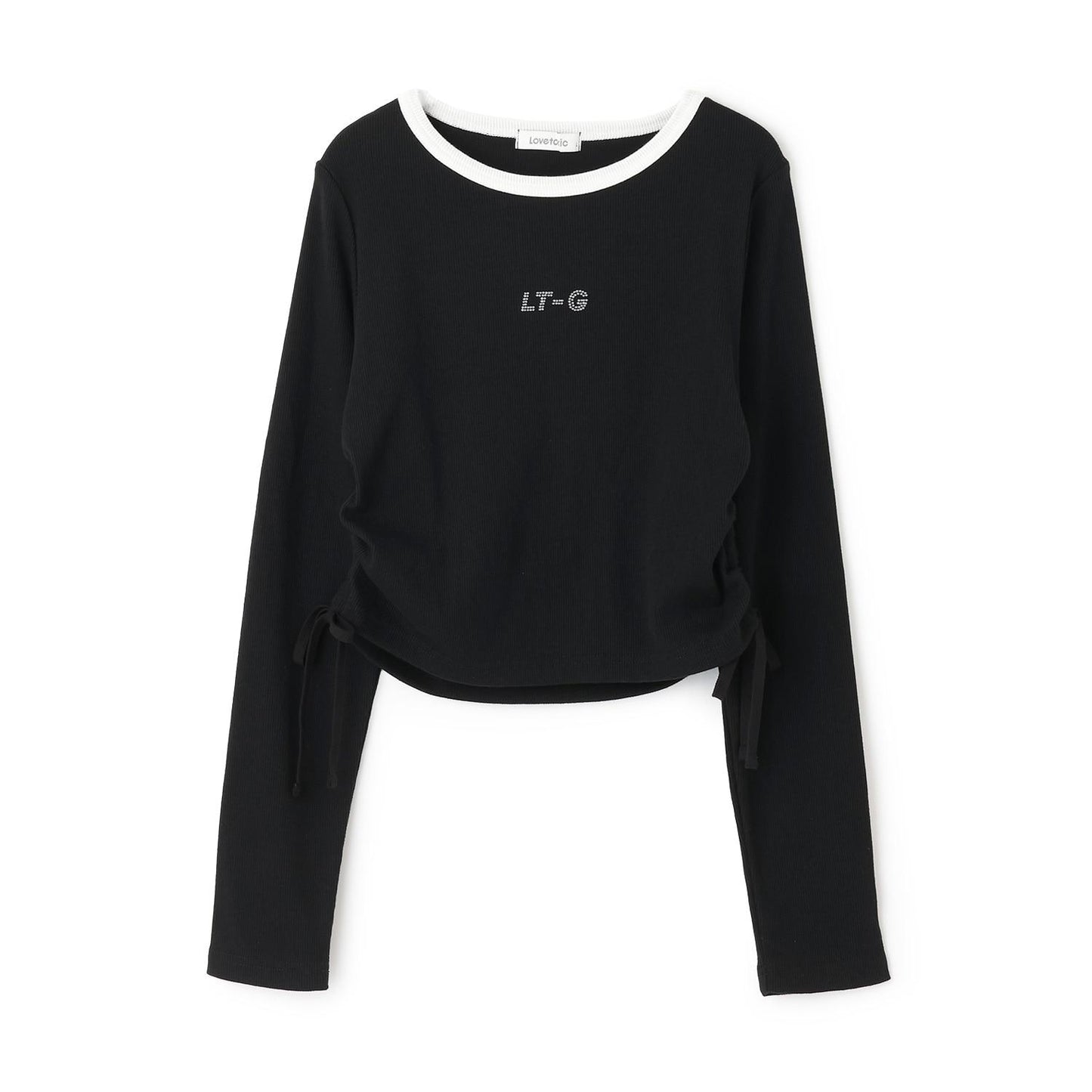 羅紋抽繩長袖T恤