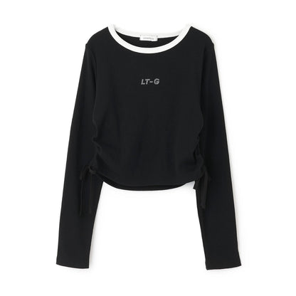 羅紋抽繩長袖T恤