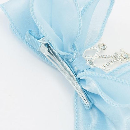 大蝴蝶結皇冠髮夾