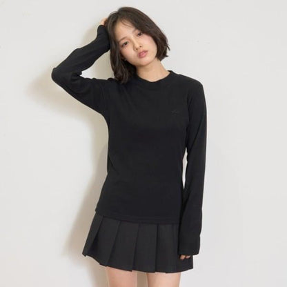 【吸溼發熱】羅紋長袖T恤