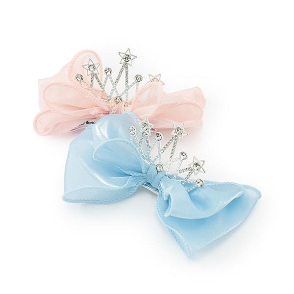 大蝴蝶結皇冠髮夾