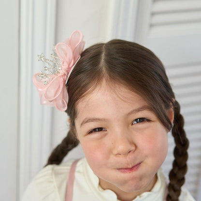 大蝴蝶結皇冠髮夾