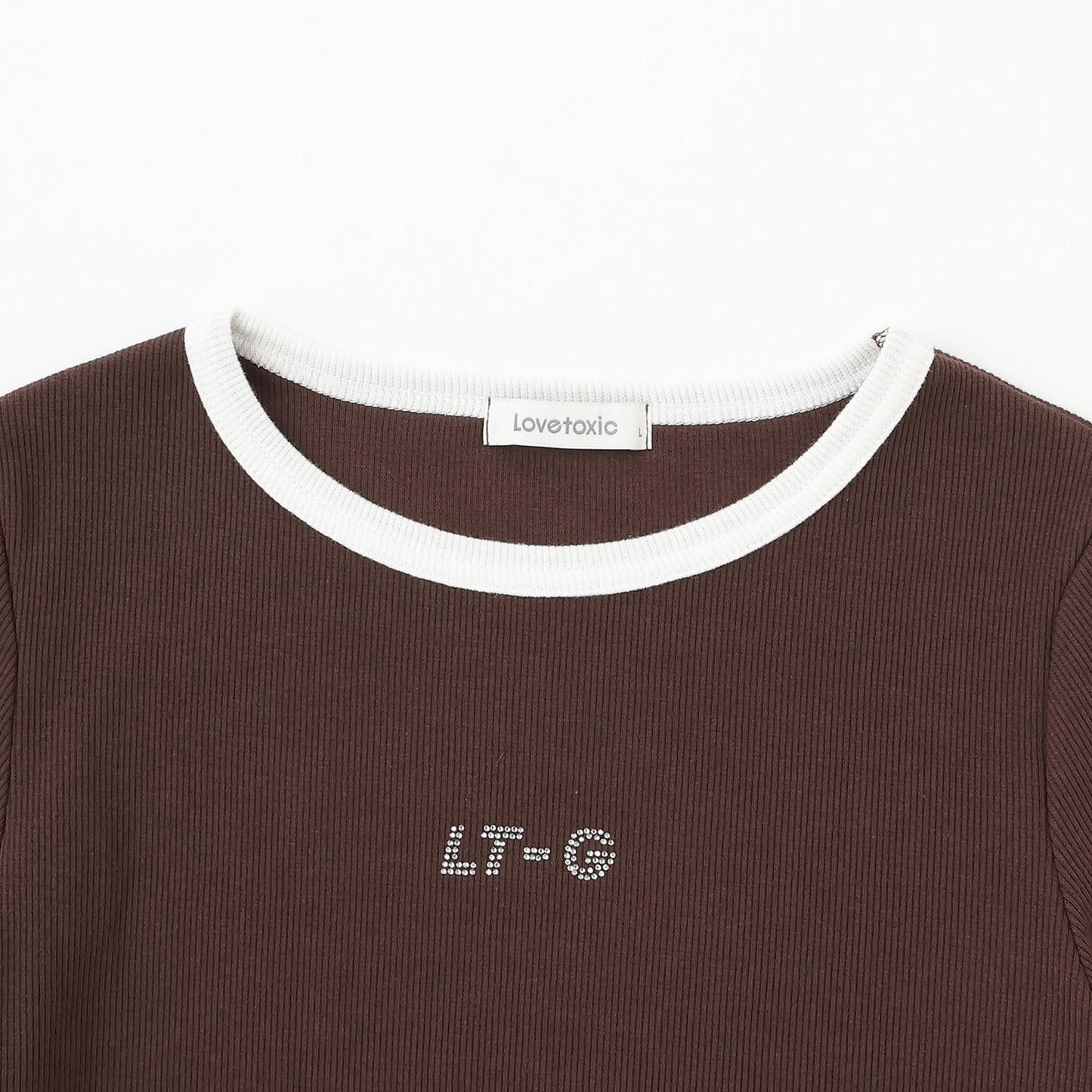 羅紋抽繩長袖T恤