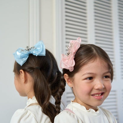 大蝴蝶結皇冠髮夾