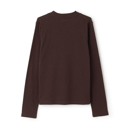 【吸溼發熱】羅紋長袖T恤