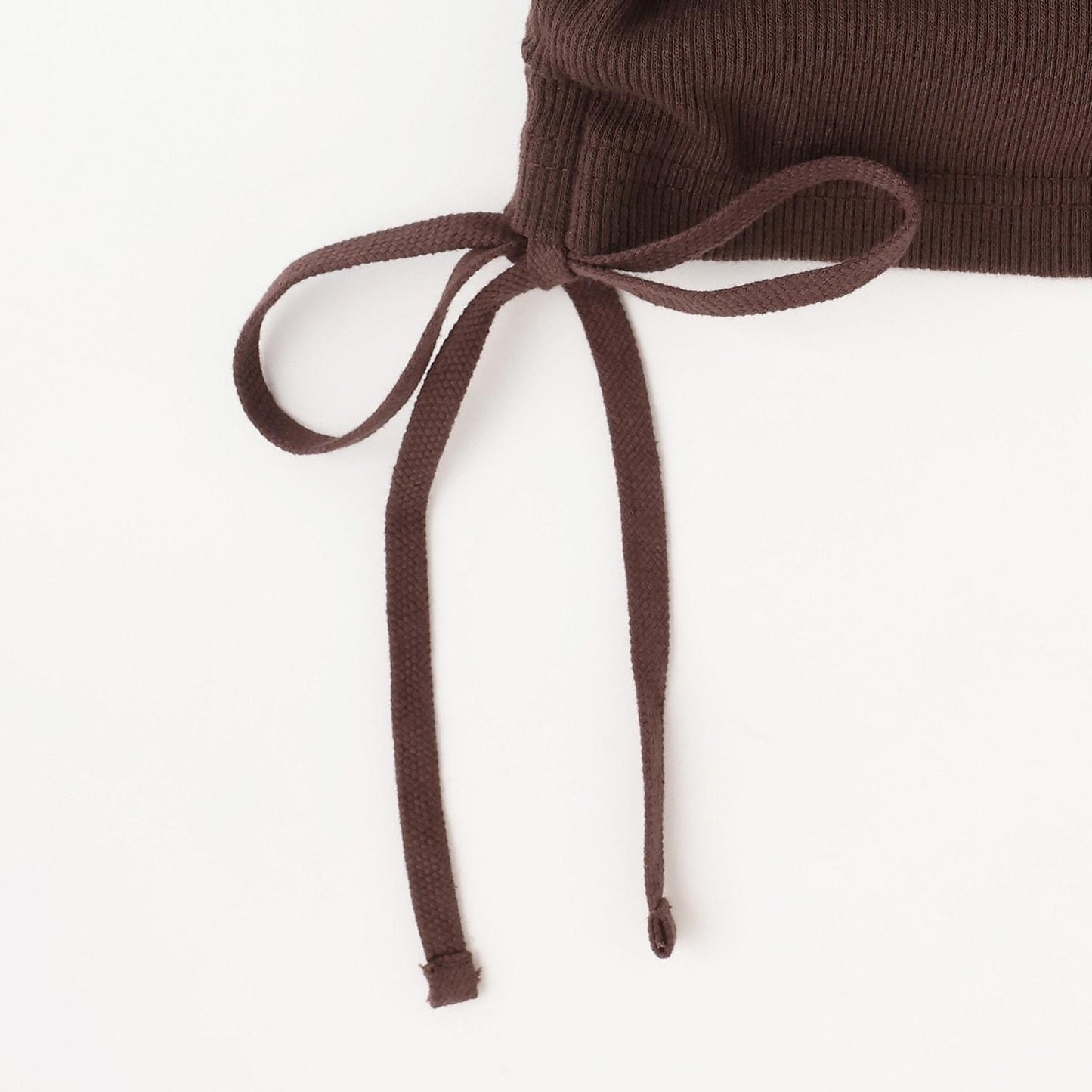 羅紋抽繩長袖T恤