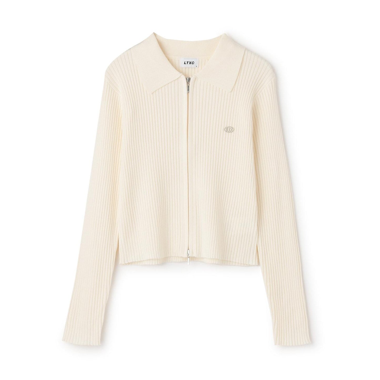 【LTXC】羅紋雙拉鍊開衫
