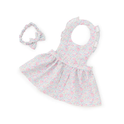 【BOX付】小花圖案圍裙&髮帶套裝