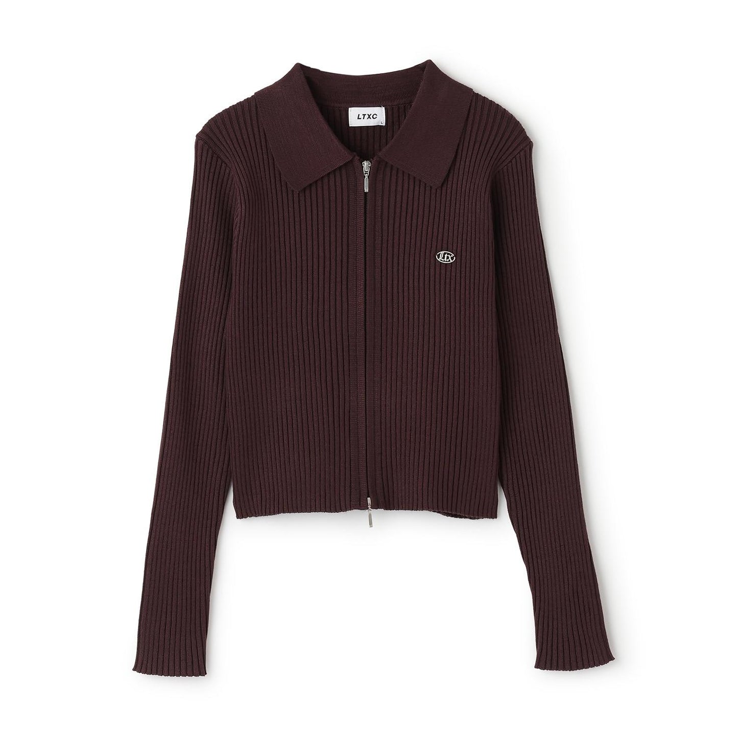 【LTXC】羅紋雙拉鍊開衫