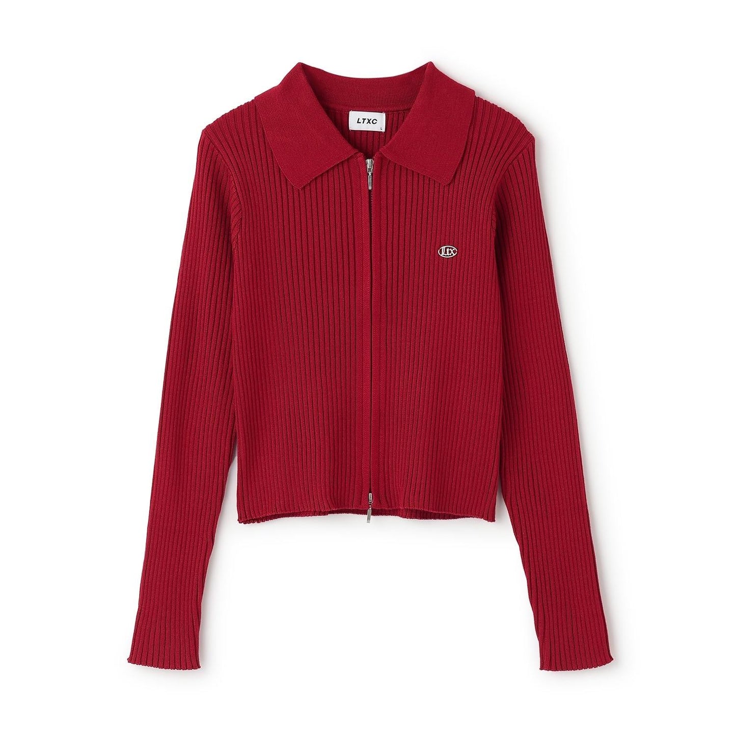 【LTXC】羅紋雙拉鍊開衫