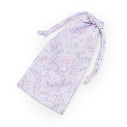 【芭蕾】兔子芭蕾圖案內襯網眼芭蕾舞鞋專用束口袋