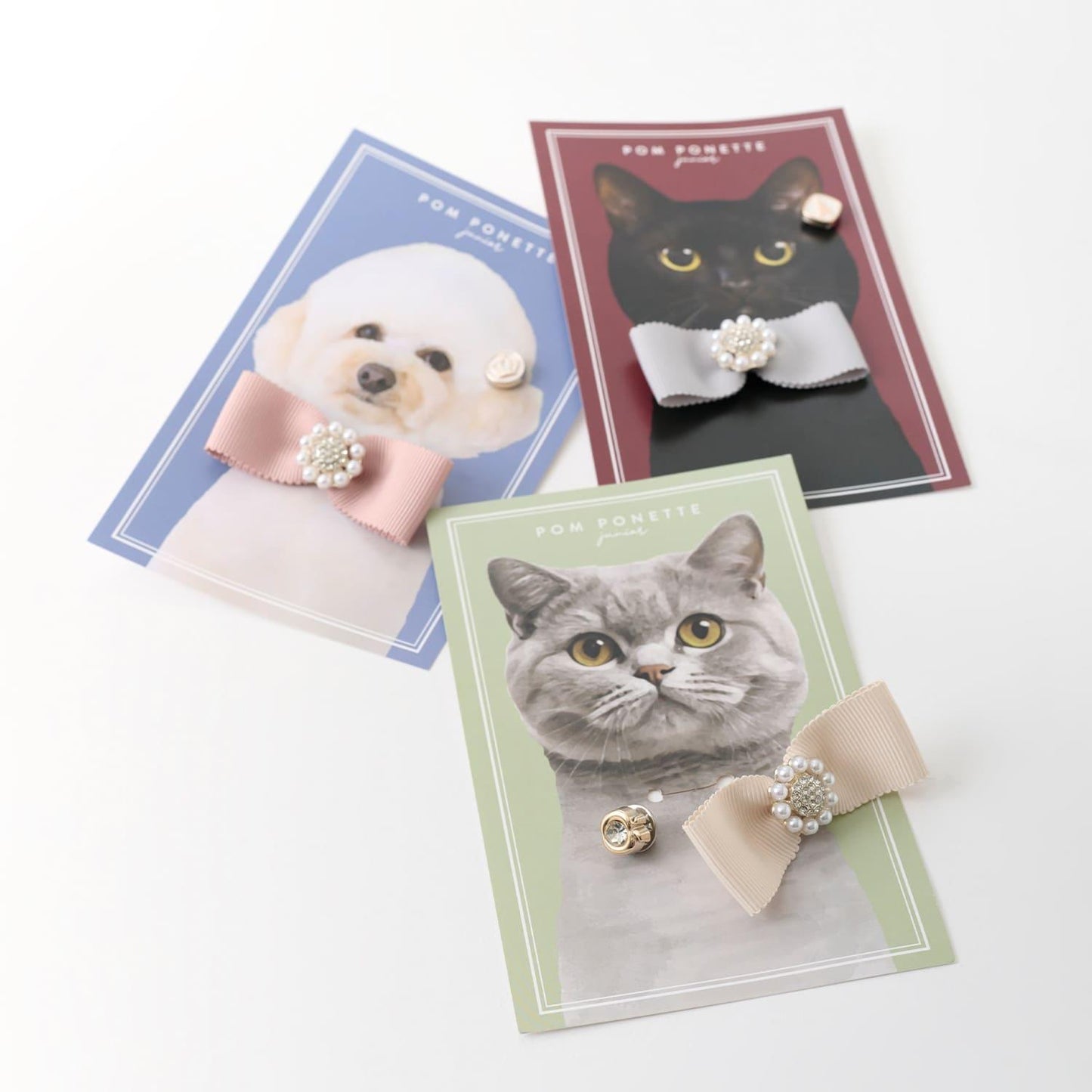 水晶蝴蝶結胸針