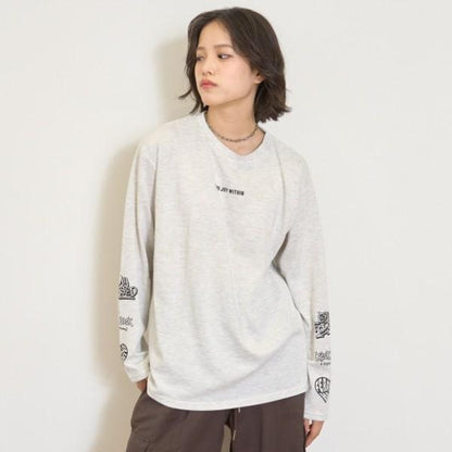 【LTXC/速幹】寬鬆T恤疊穿套裝