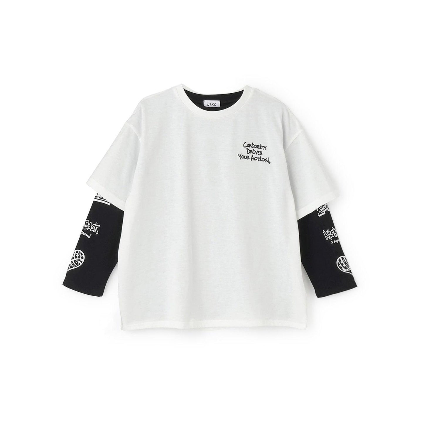 【LTXC/速幹】寬鬆T恤疊穿套裝