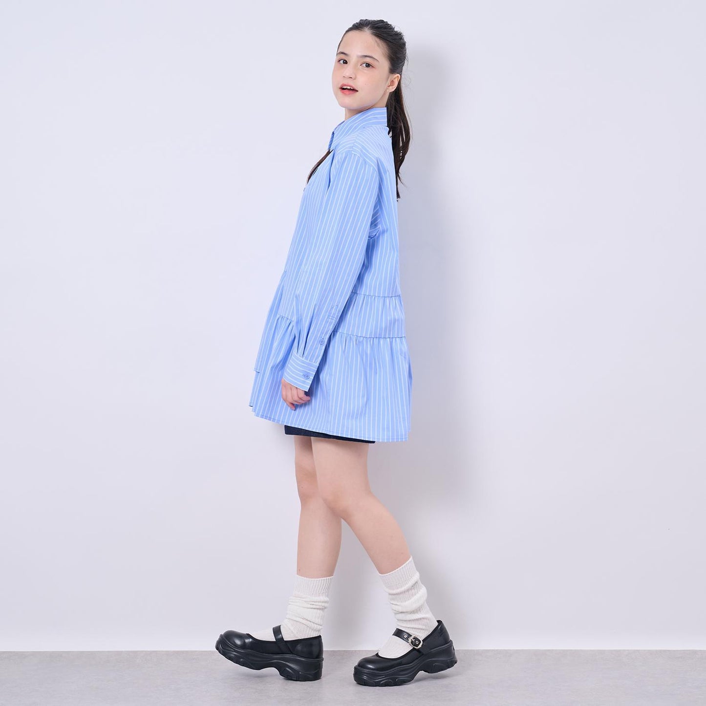 【輕量鞋底】厚底軟墊芭蕾運動鞋