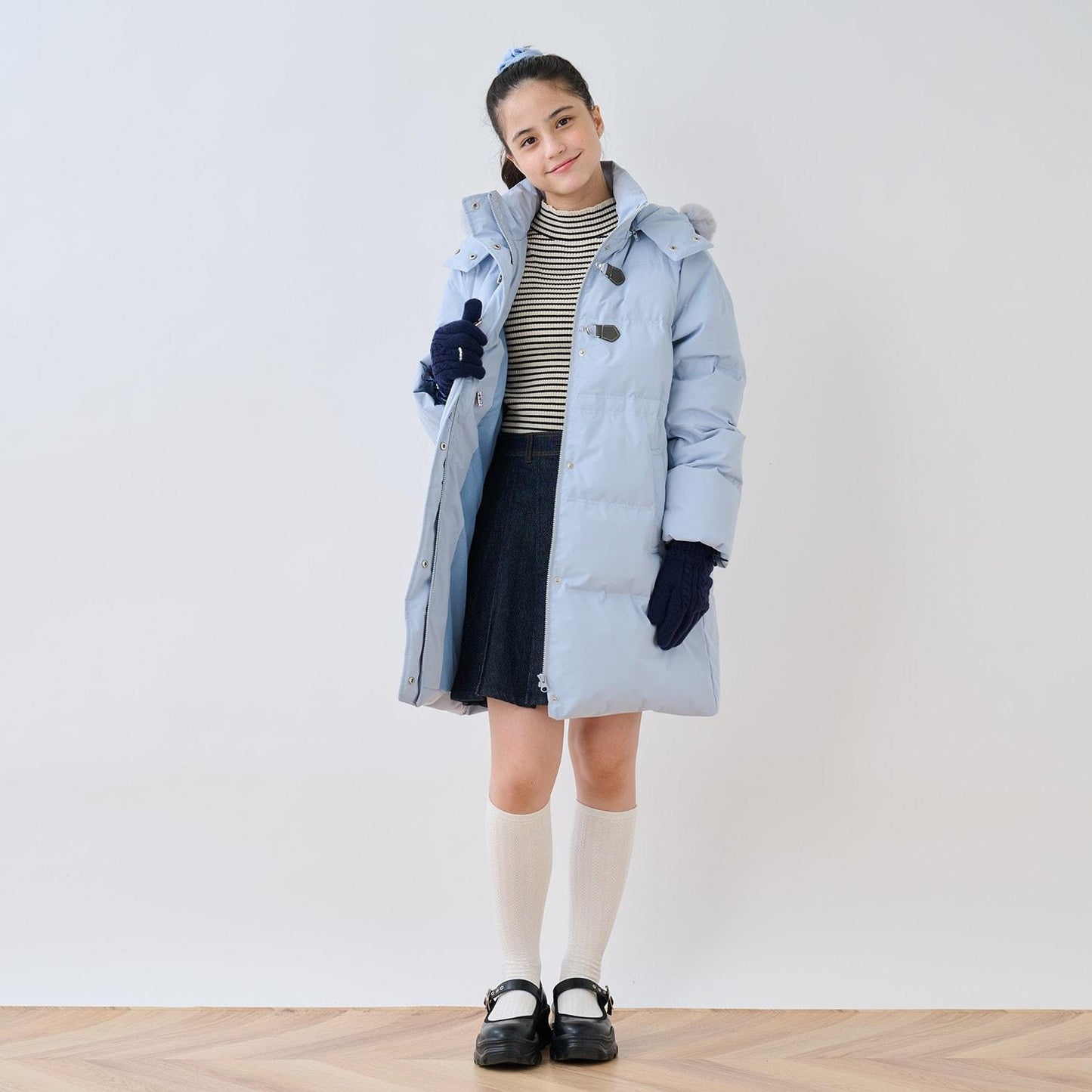 【輕量鞋底】厚底軟墊芭蕾運動鞋