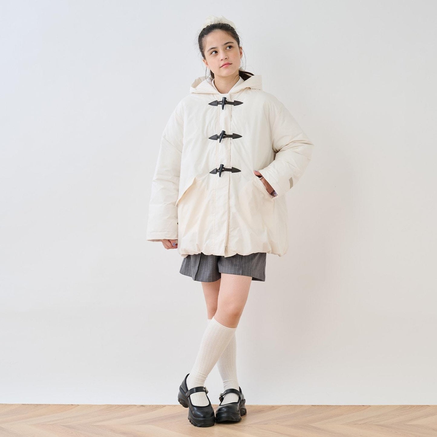 【輕量鞋底】厚底軟墊芭蕾運動鞋