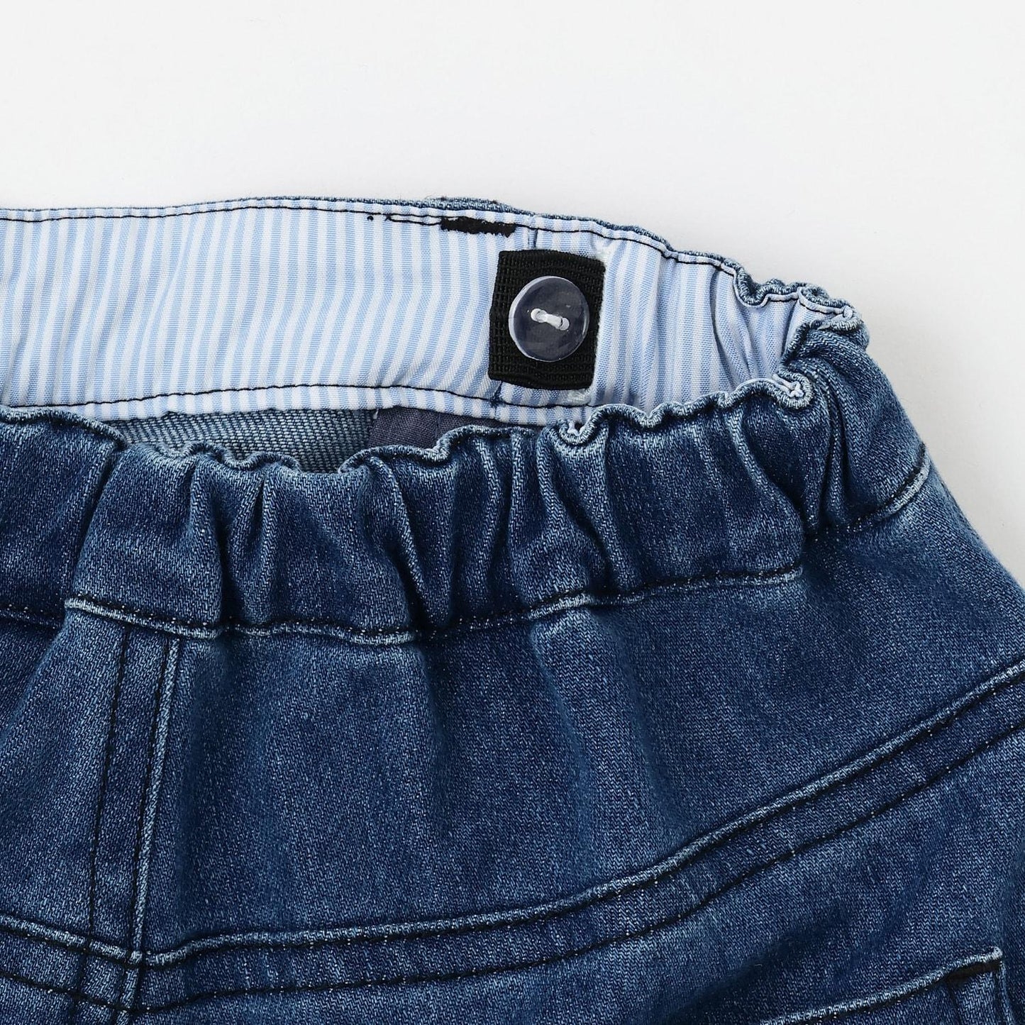 顯瘦喇叭牛仔長褲