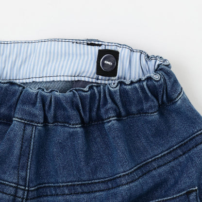 顯瘦喇叭牛仔長褲