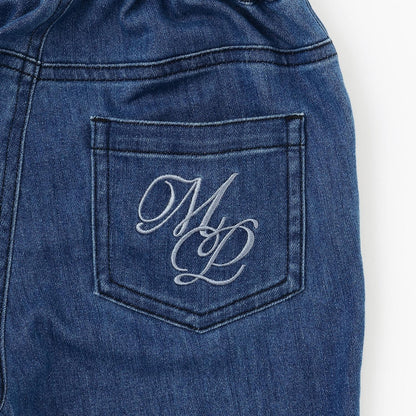 顯瘦喇叭牛仔長褲