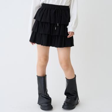 【可套裝】層疊剪裁荷葉邊迷你裙