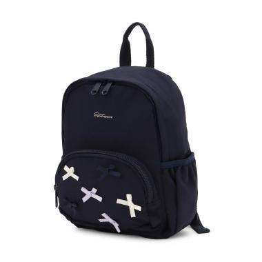 拼色雙肩包（S）