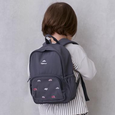 拼色雙肩包（S）