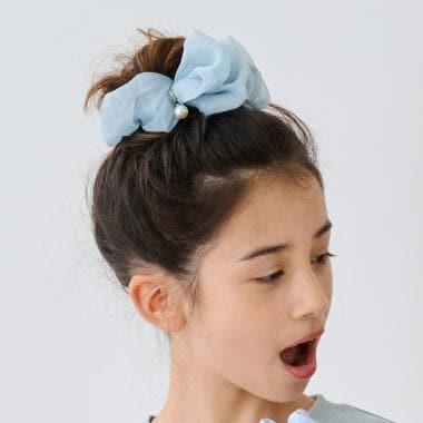 歐根紗蓬鬆髮圈