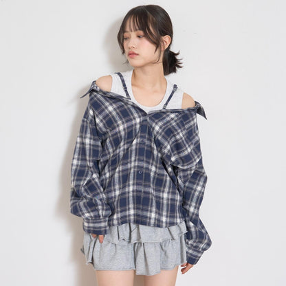 【可套裝】層疊剪裁荷葉邊迷你裙