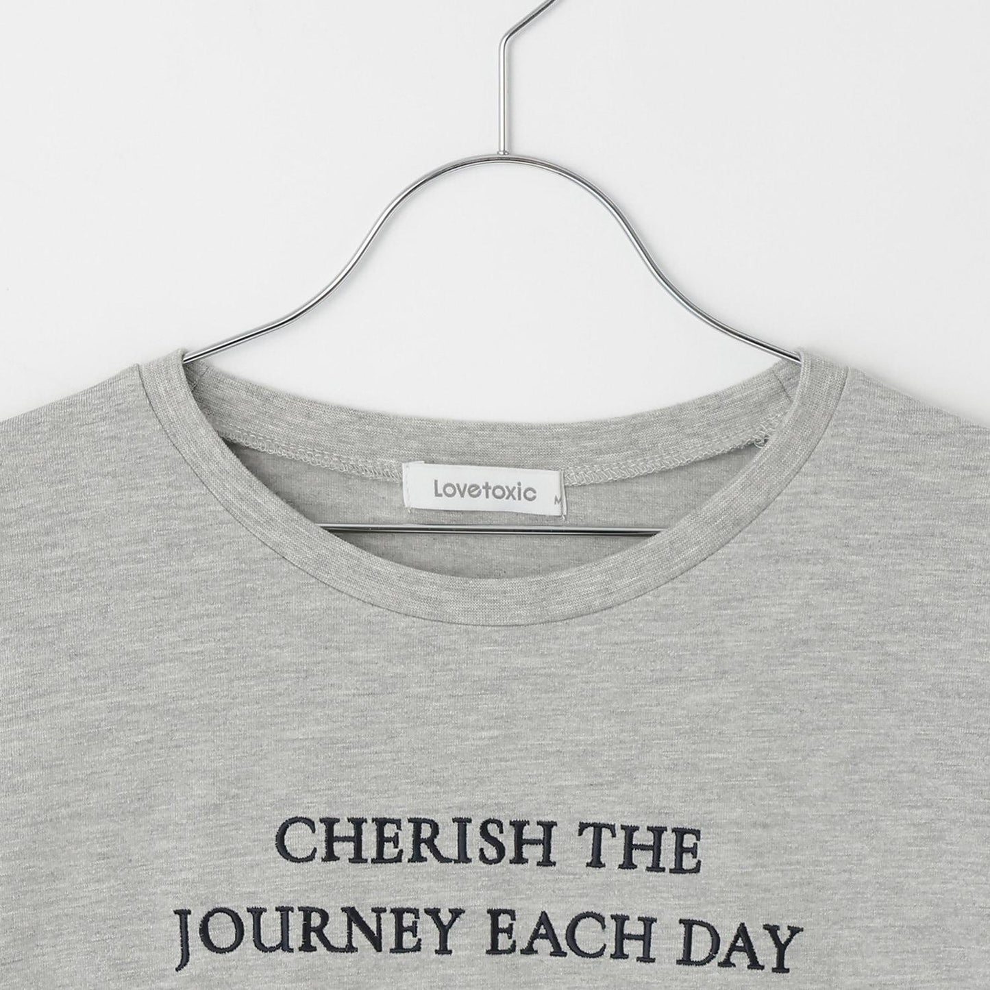 網紗荷葉邊長袖T恤